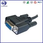 DB9 TPE Silver Male and Female Connector for Electrical Wire Harness