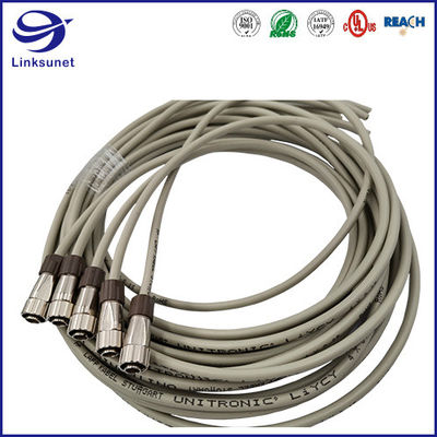Telecommunications Wire Harness with LF Zinc Alloy Bayonet Lock PPS Connectors